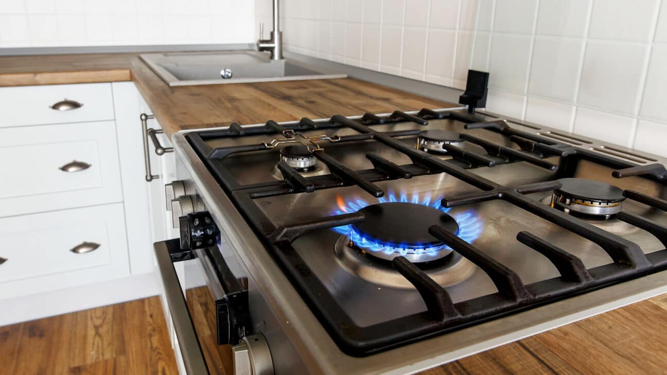 Gaspit in keuken